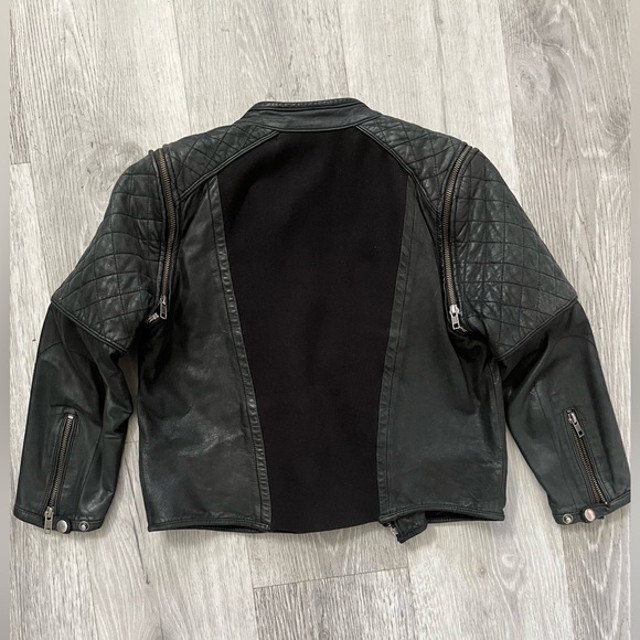 Cut 25 covertable leather jacket size 2 - Picture 8 of 11